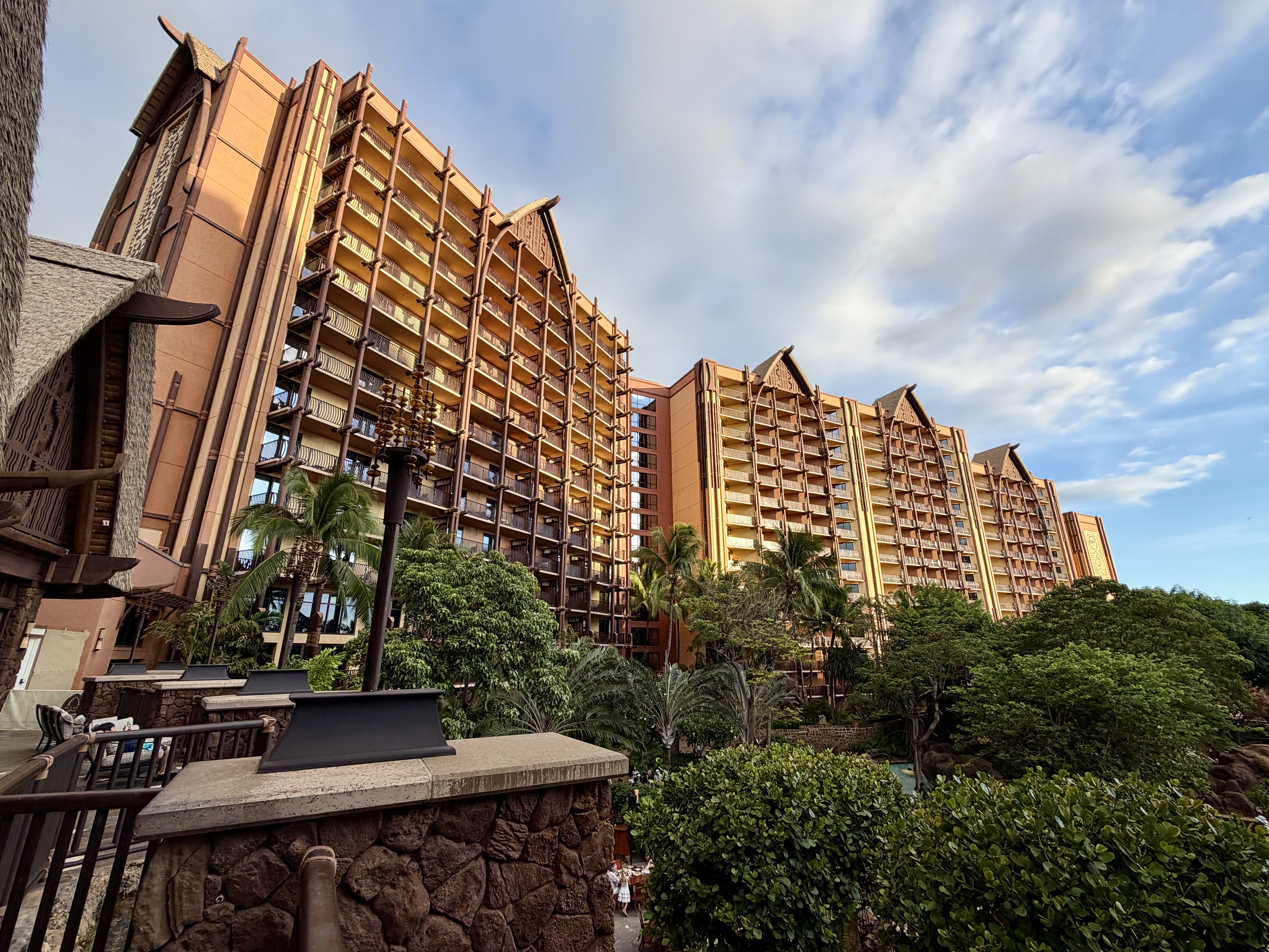 Aulani Exterior at Golden Hour