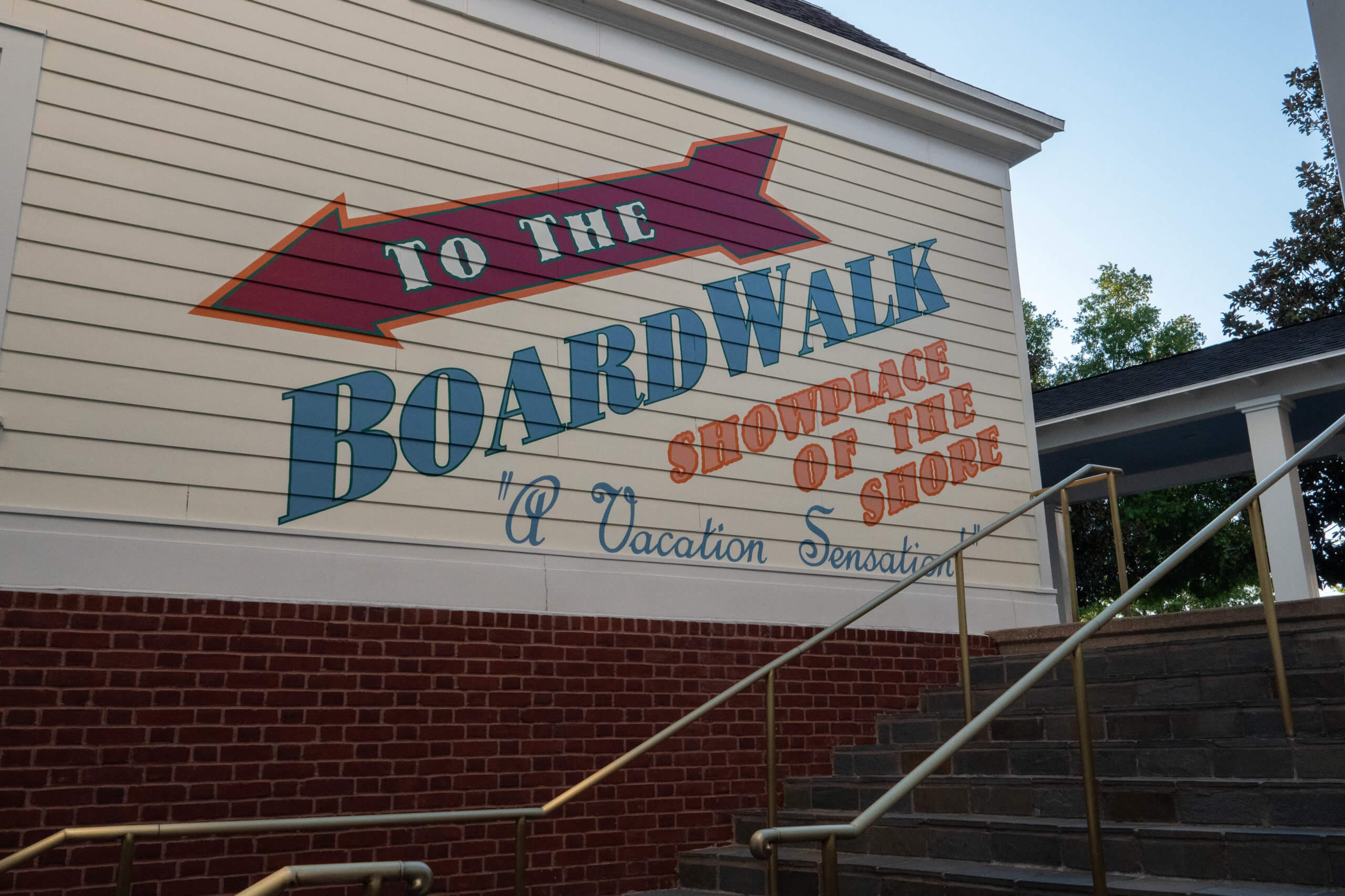 The Boardwalk Sign at Walt Disney World