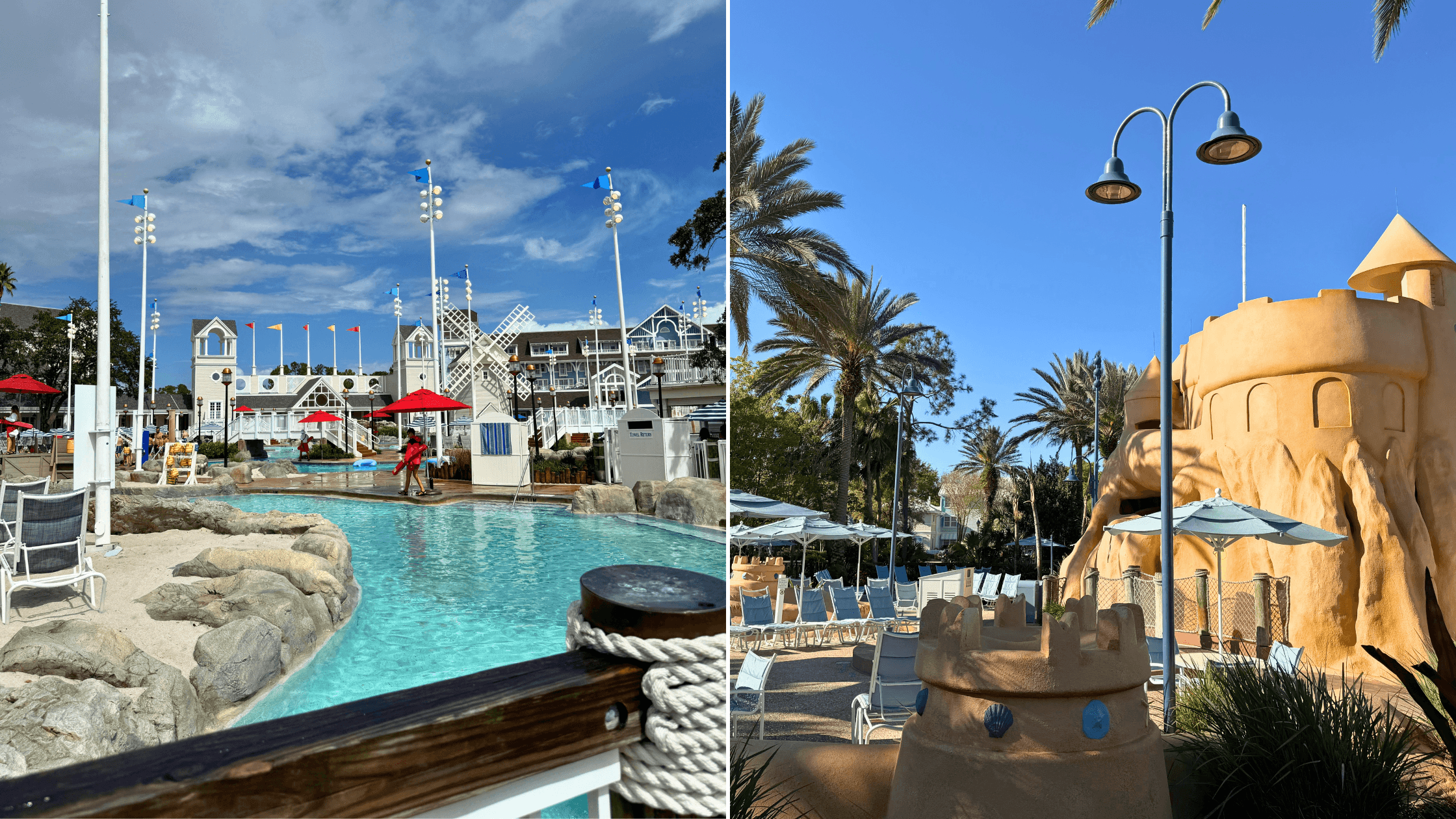 Deluxe Resort Pools: Disney's Beach Club & Old Key West Resorts