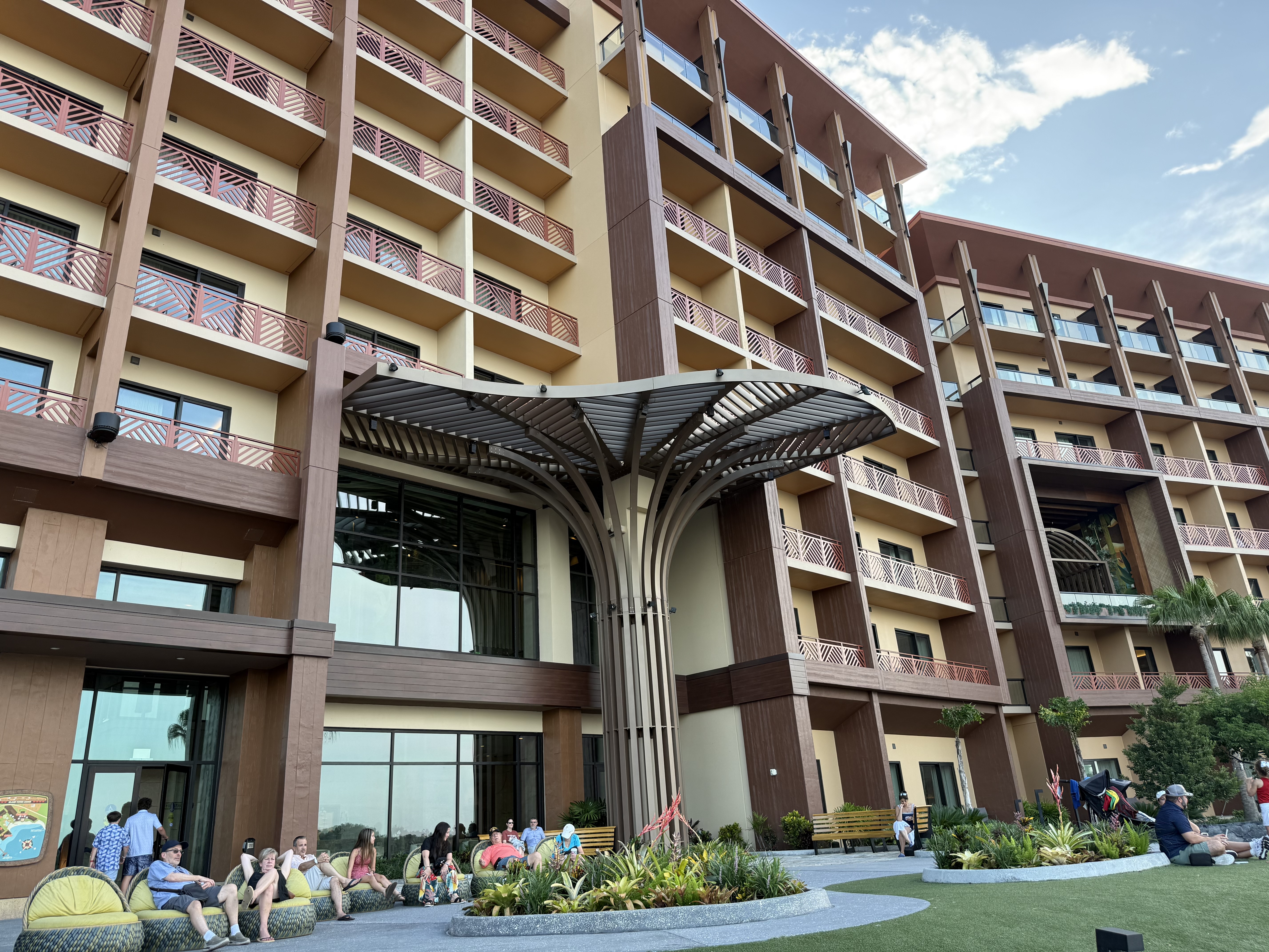 Polynesian Island Tower Exterior