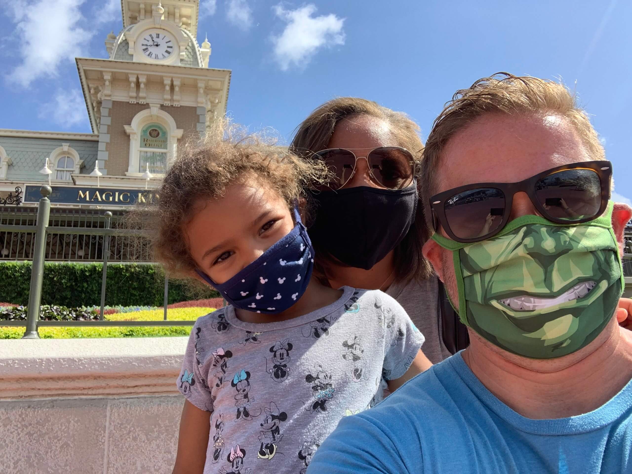 The Cottons (Nick, Toy, Alex) at Disney World